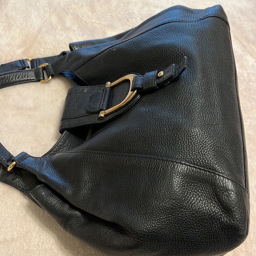 Gucci black large hobo bag